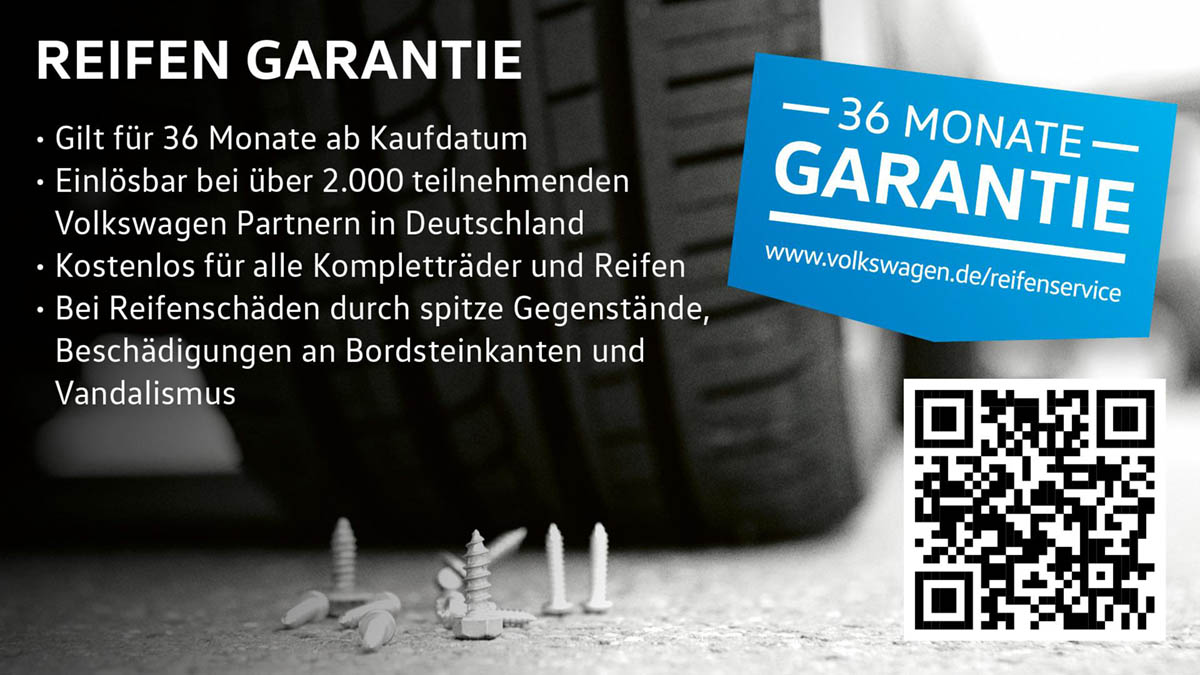 Volkswagen Reifengarantie