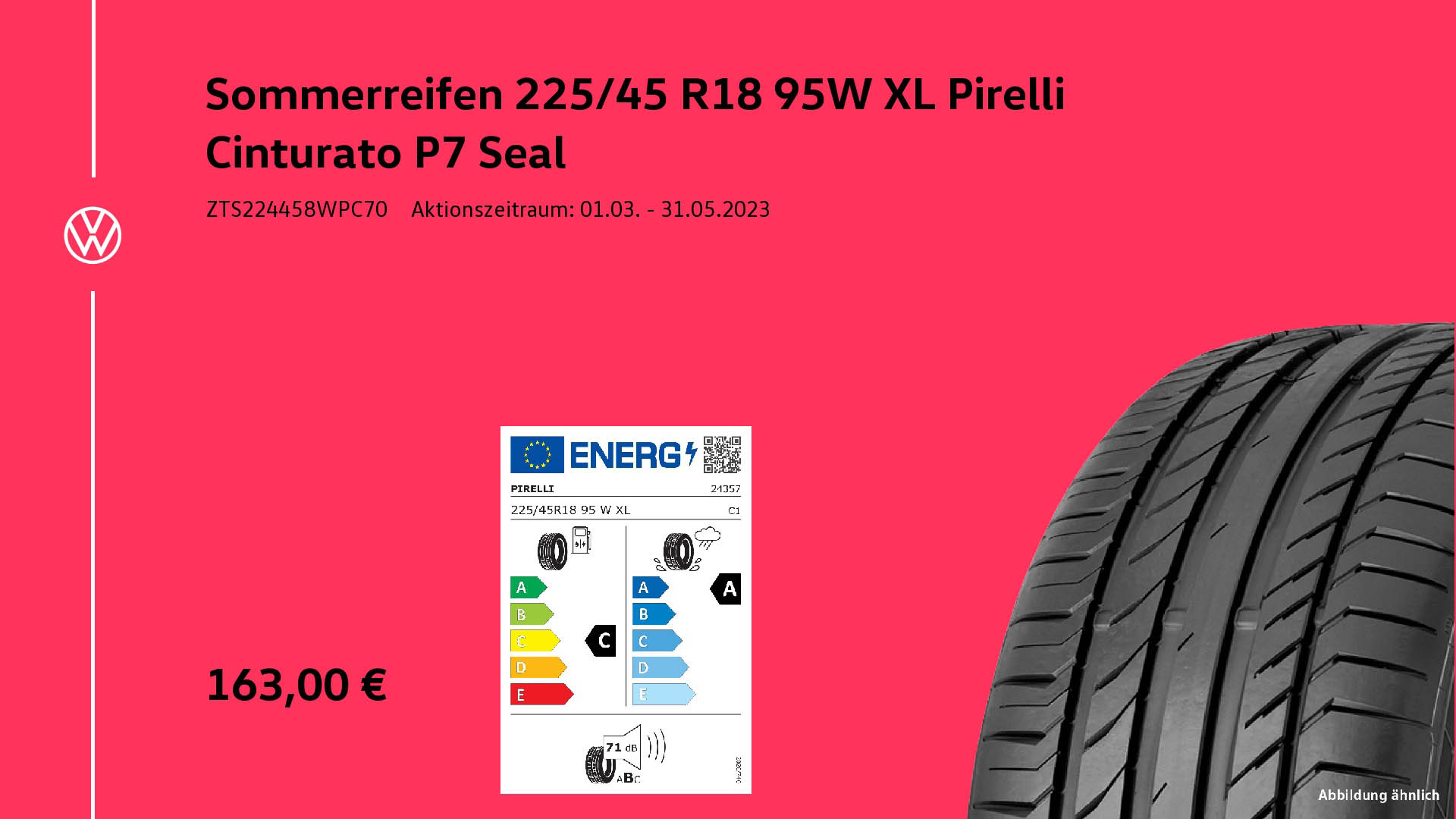 Sommerreifen Pirelli Cintruato P7 Seal257