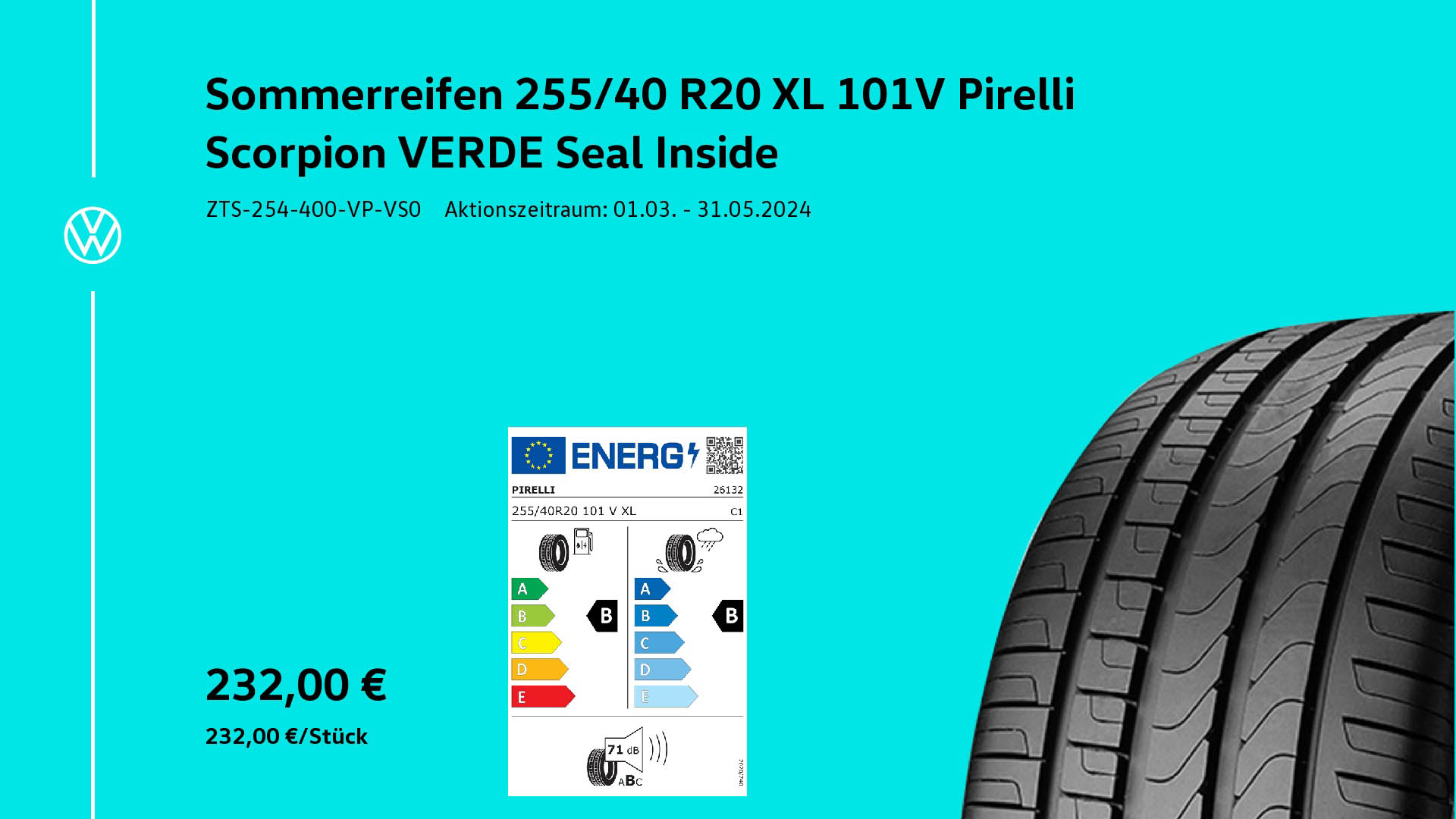 198 Sommerreifen Pirelli Scorpion Verde Seal Inside
