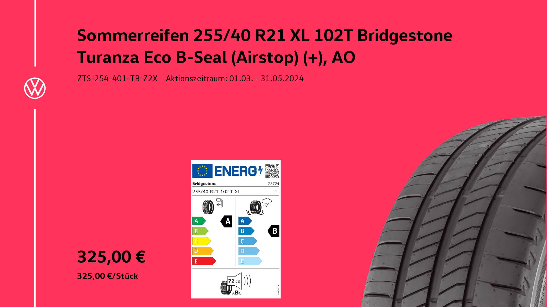 199 Sommerreifen Bridgestone Turanza Eco B Seal Autohaus Mura