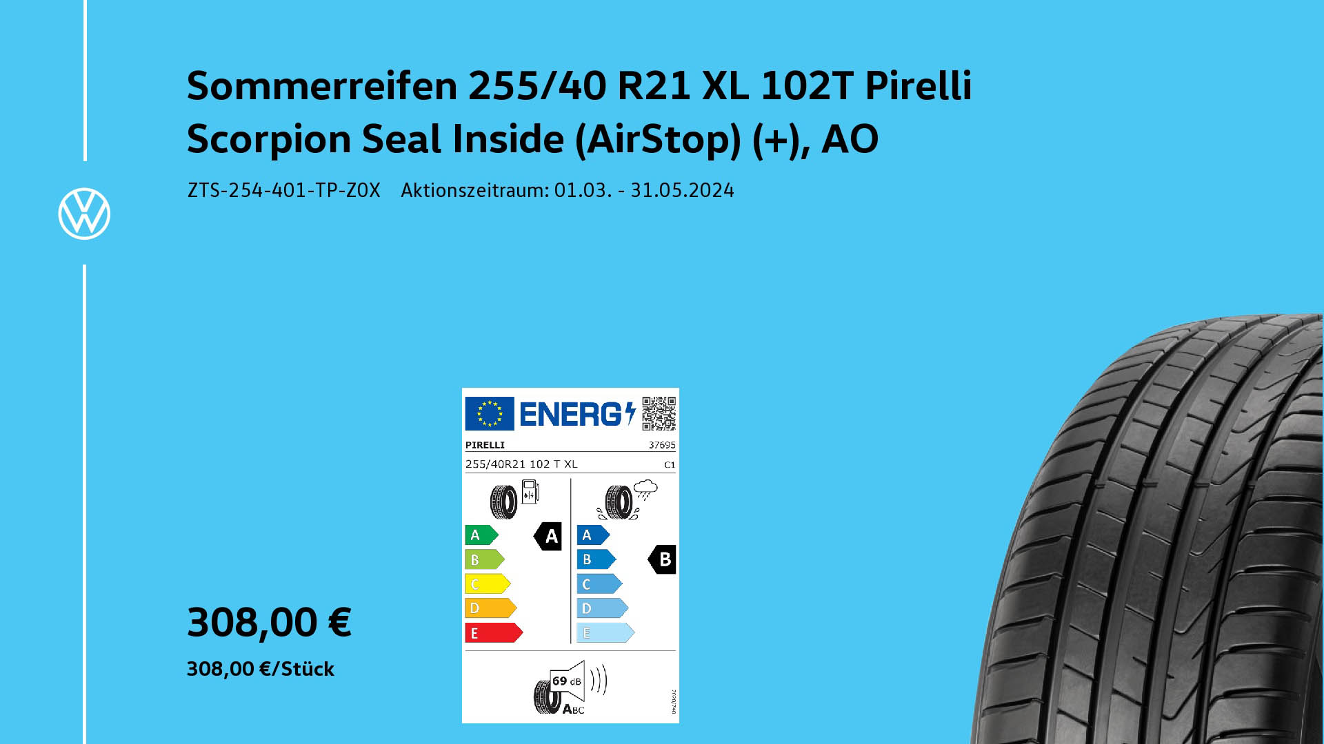200 Sommerreifen Pirelli Scorpion Seal Inside AirStop Autohaus Mura