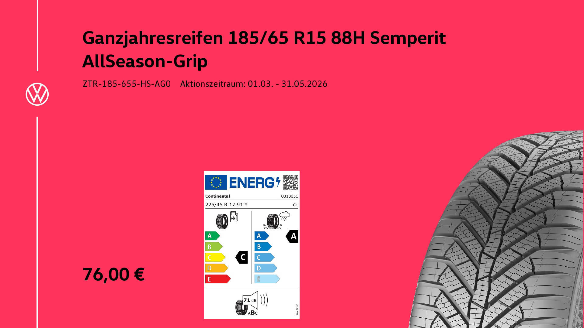 Ganzjahresreifen Semperit AllSeason Grip 165