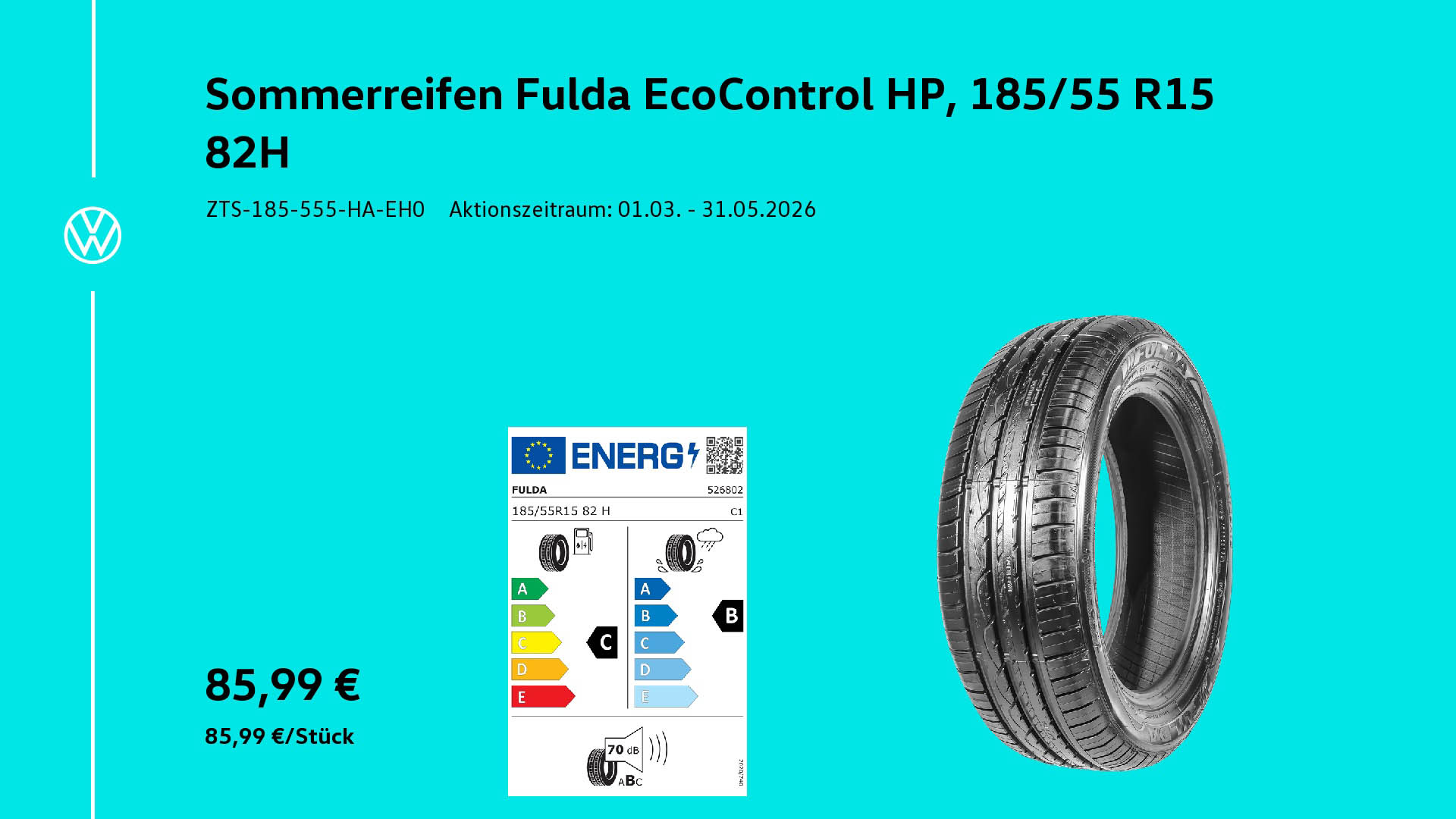 Somerreifen Fulda EcoControl 184
