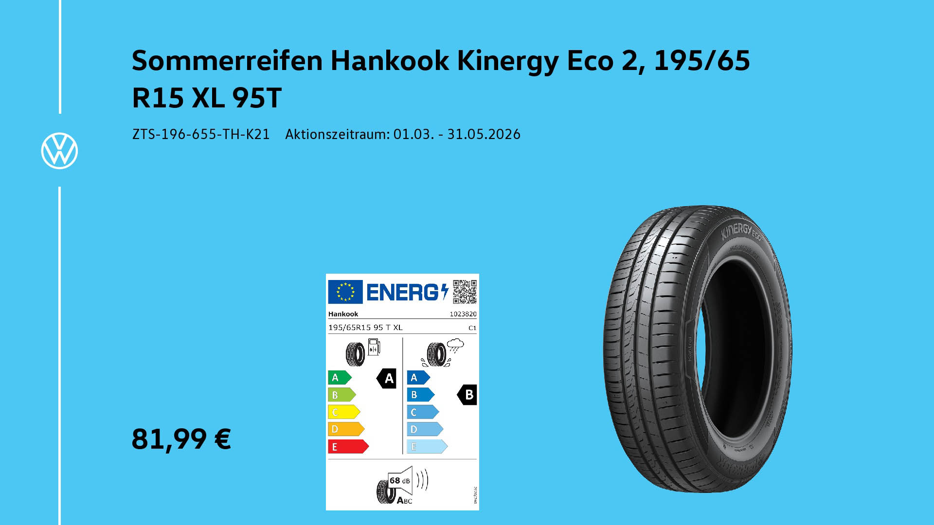 Sommerreifen Hanook Energy Eco