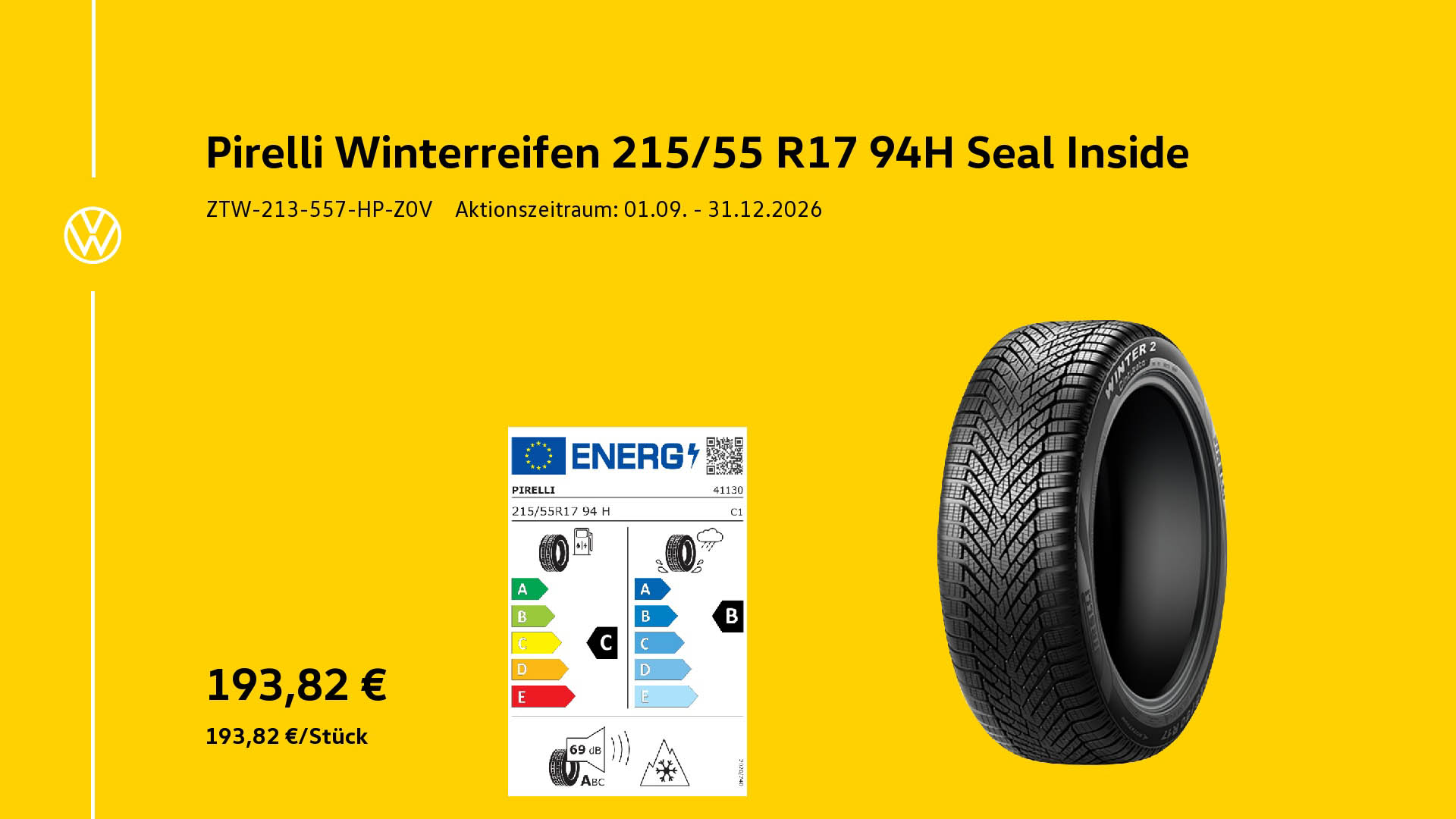 Pirelli Winterreifen Seal Inside 199