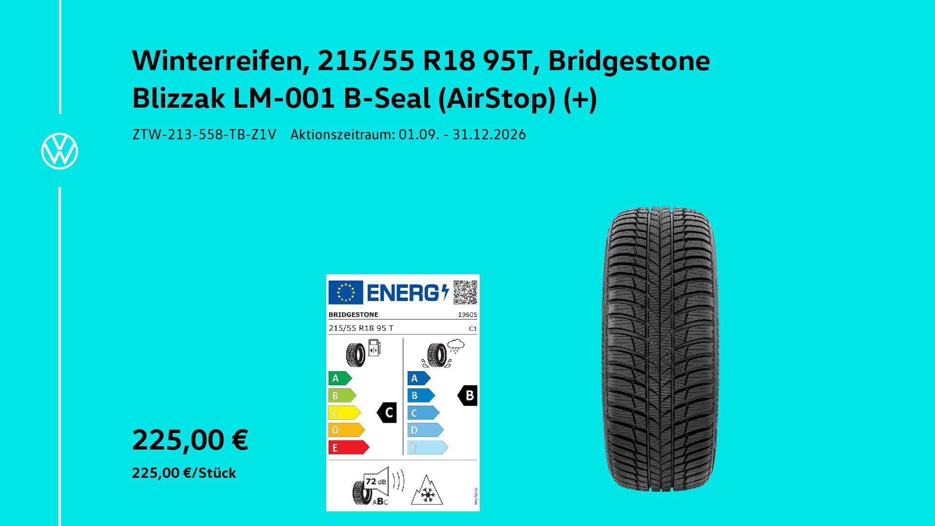 Winterreifen Bridgestone BlizzakLM Airstop 200