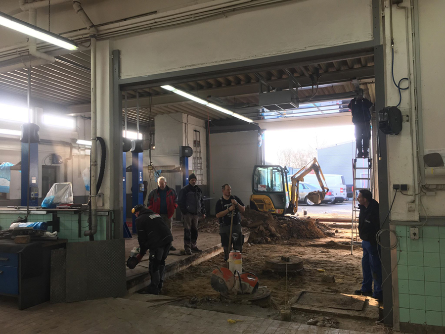 NeuerHallenboden Autohaus Mura3