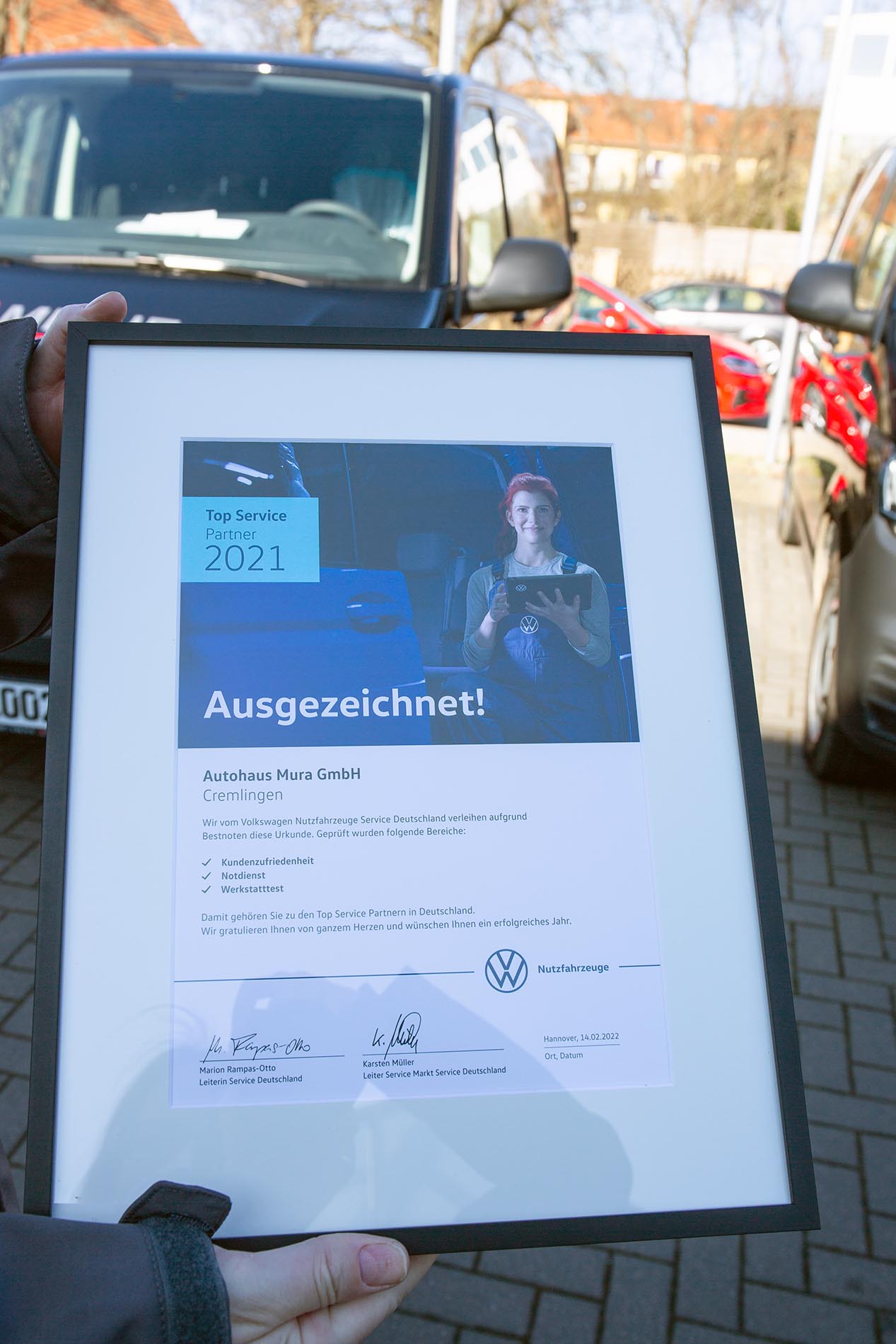 VW Auszeichnung Autohaus Mura web