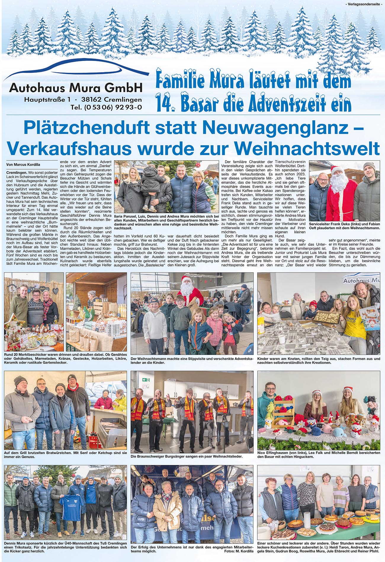 Autohuas Mura Weihnachtsbasar Wolfenbuetteler Schaufenster