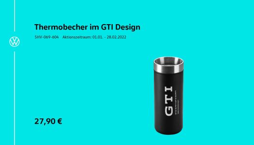 Volkswagen GTI Thermobecher